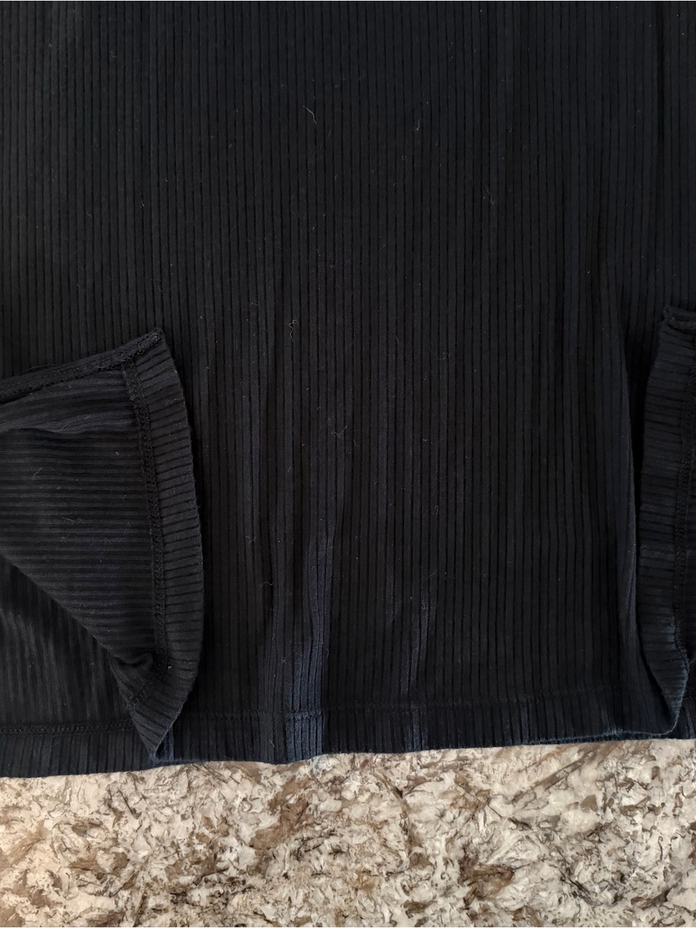 Xhilaration Black Ribbed Racerback Tank - Picture 4 of 4